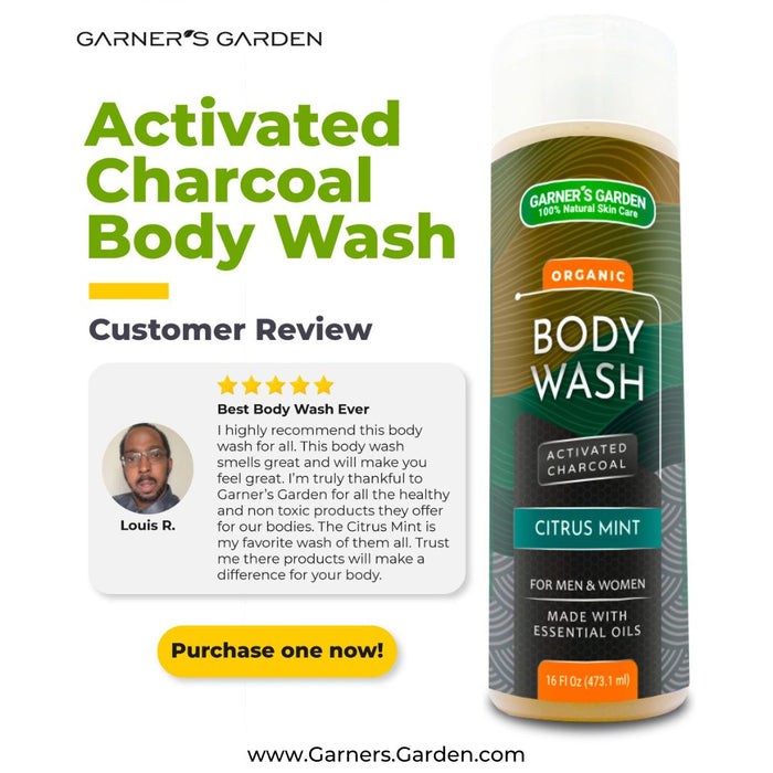 Activated Charcoal Organic Body Wash ReUp