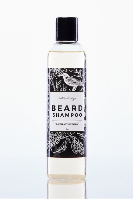 (2 Pack) Men's Beard Shampoo, 8 oz - Natural Hiyy