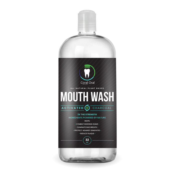 Mouth Wash with Activated Charcoal 32oz