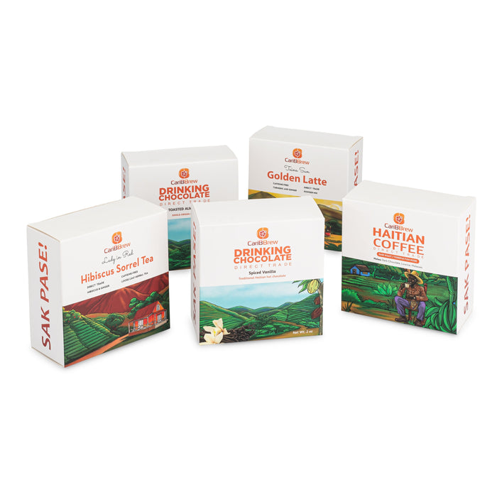 Caribbrew Gift Box: Coffee, Chocolate, and Tea - Caribbrew