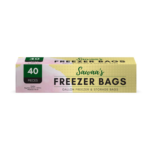(2 Pack) Gallon Freezer Storage Bags - Sawaa's