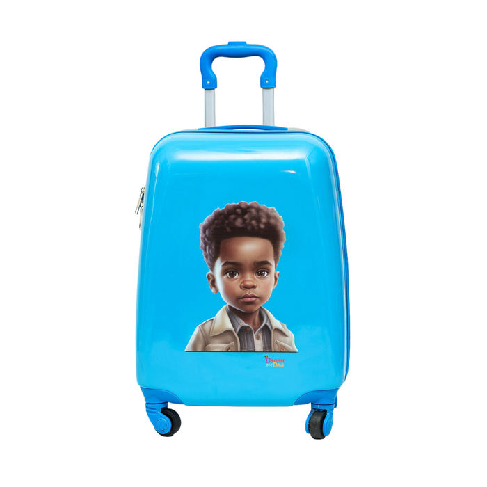 Dutchess and Duke Grayson Multicultural Kids’, 16-inch Carry-on, Hardside Upright Luggage- “Personalize Me”