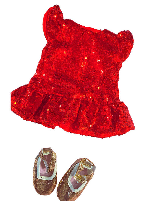 Bella's Radiant Red Dress & Shoe Set - For 18" Dolls