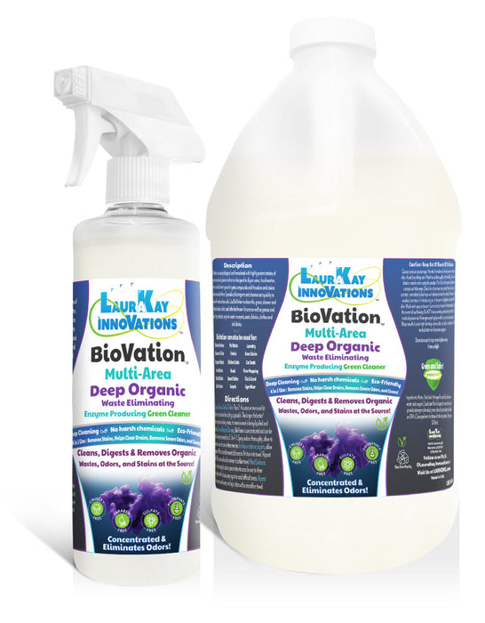 BioVation™ 16 fl oz with 64 fl oz Refill Concentrated Probiotic Enzymatic Green Cleaner