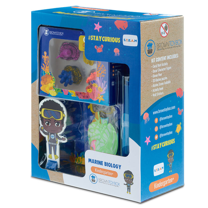 Brown Toy Box Dadisi Academy Oscar/Marine Biology STEAM Kit