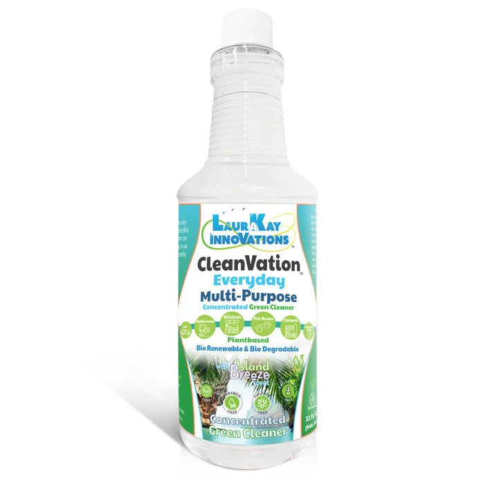 CleanVation Everyday™ 32 fl oz: All Purpose Safer & Effective Concentrated Multi-Surface Cleaner