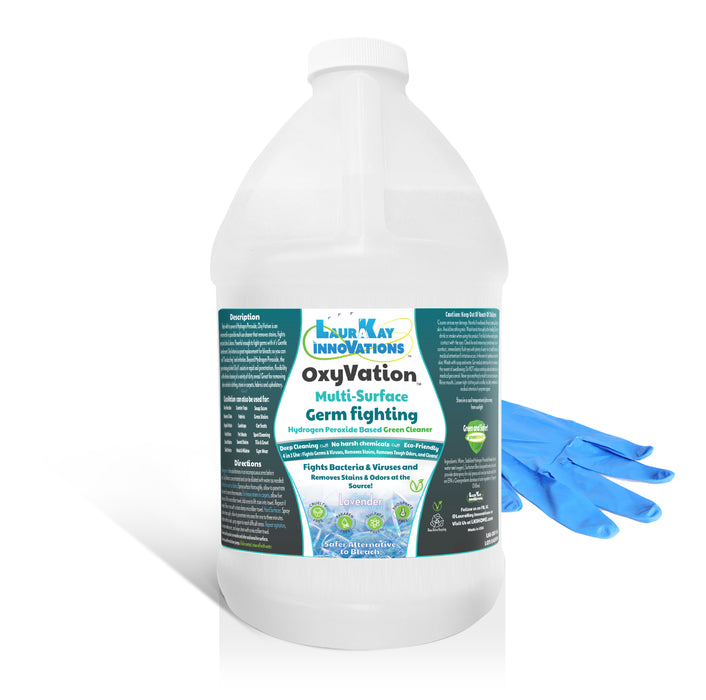 OxyVation™ 3 in 1 Germ & Virus Fighting, Stain and Odor, and Multi-Surface Green Cleaning 1 Gallon Refill - Gentle Lavender