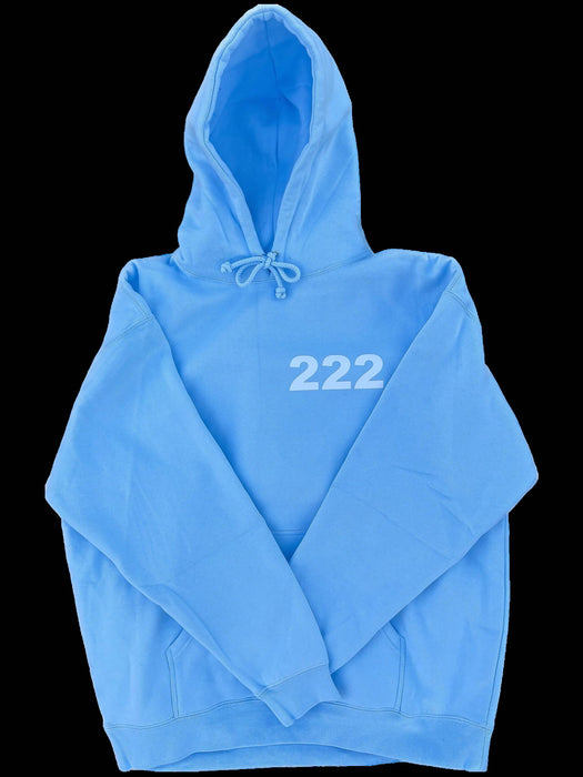 222 Blue Aqua Hoodie