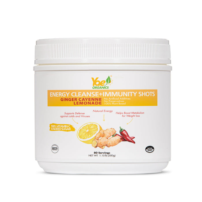Weight Loss+Immunity Shots-Ginger Cayenne Lemonade