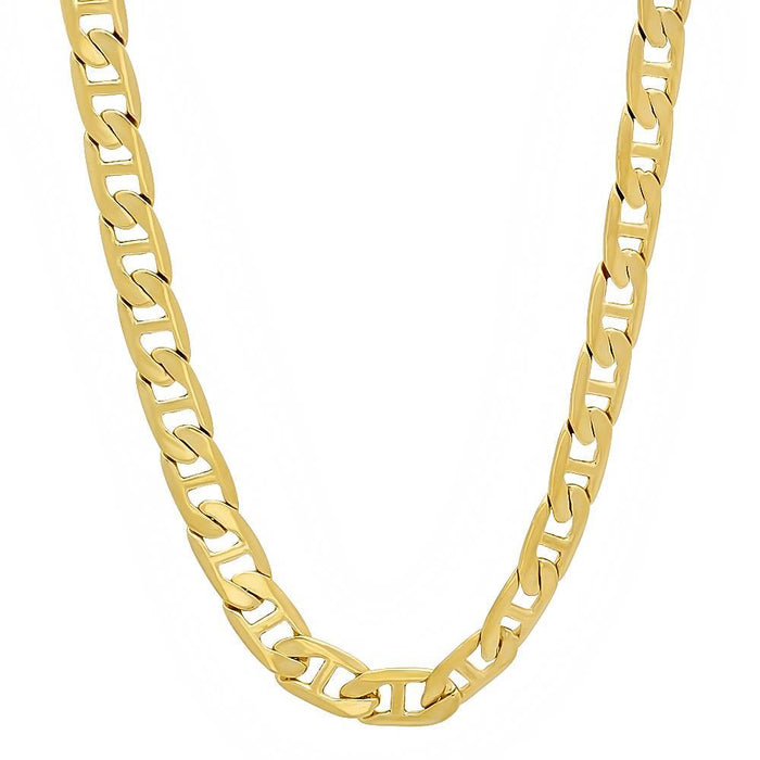 14K Yellow Gold Plated Brass Classic Guci Chain