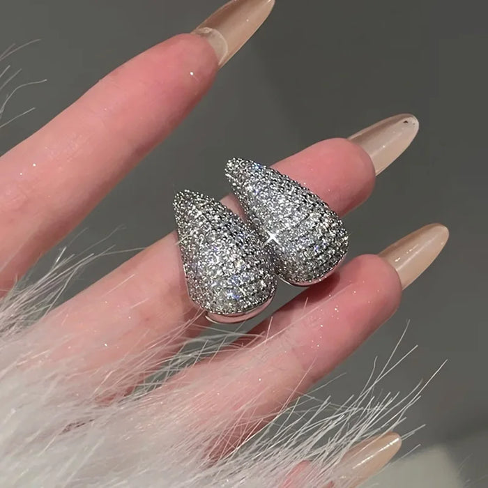 Diamond Drop Earrings