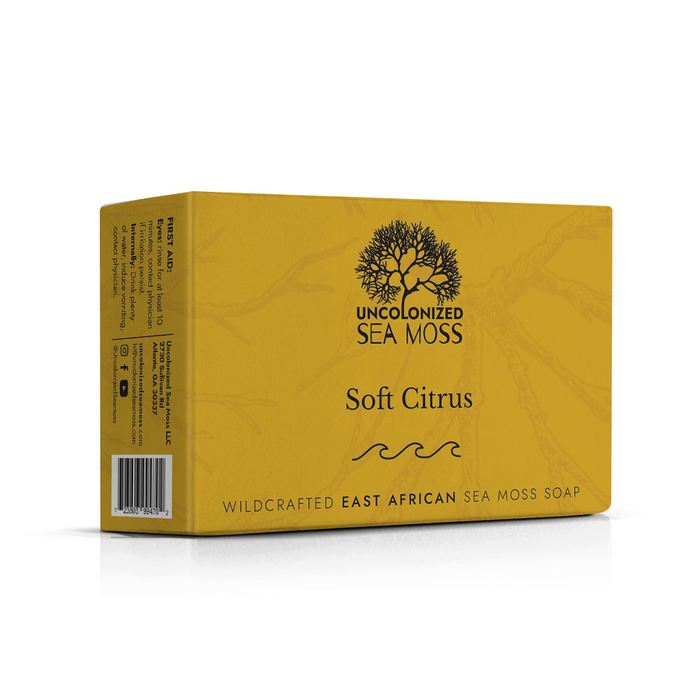 (Wholesale) Sea Moss Soap Soft Citrus