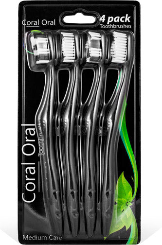 4 Pack Toothbrushes | Bulk (144 packs)