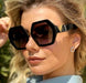 Designer Gold V Frames - Yaya's Luxe Handbags - Glasses
