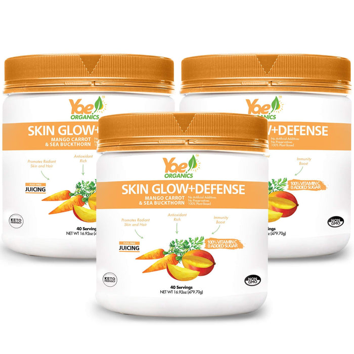 Collagen Booster+ SkIn Glow+Defense-Organic Mango Carrot & Sea Buckthorn