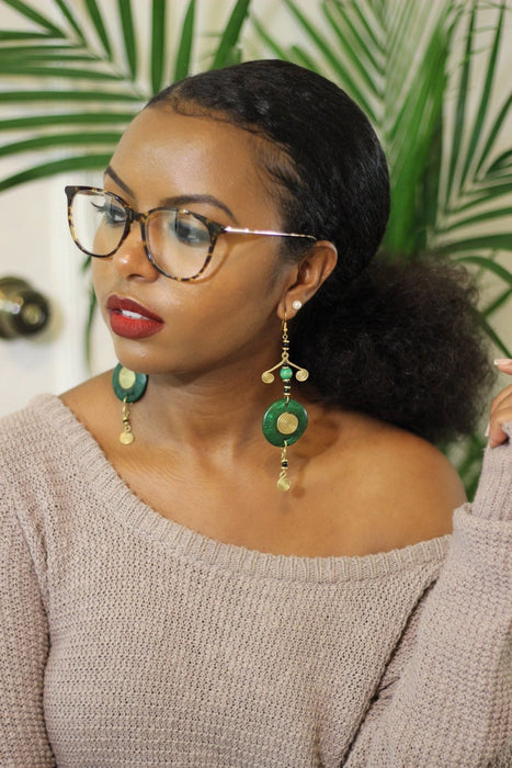 Treetop Nzete African Earrings - The Afropolitan Shop