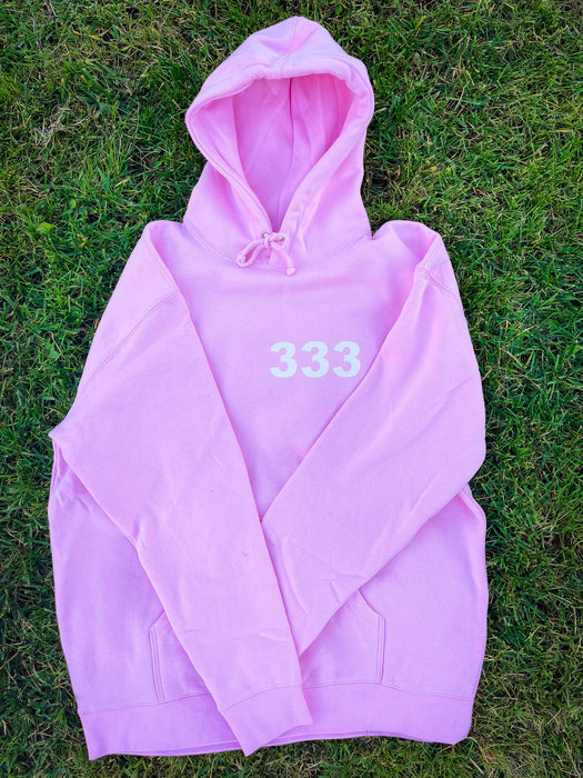 333 Light Pink Hoodie